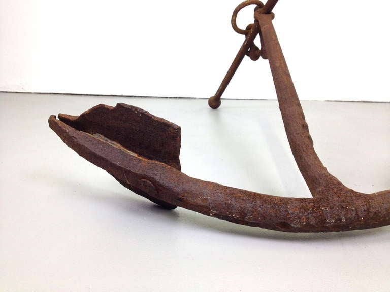 Antique Iron Boat Anchor 5