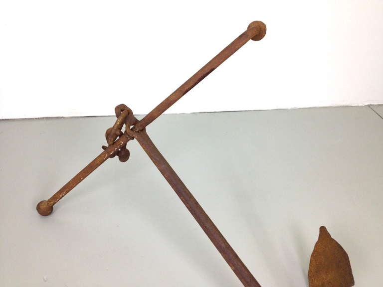 vintage boat anchor