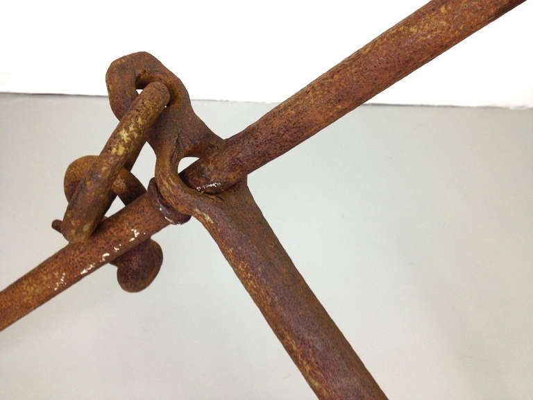 American Antique Iron Boat Anchor