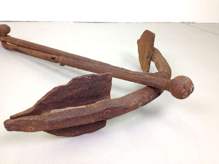 Antique Iron Boat Anchor 1