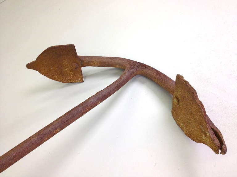 Antique Iron Boat Anchor 2