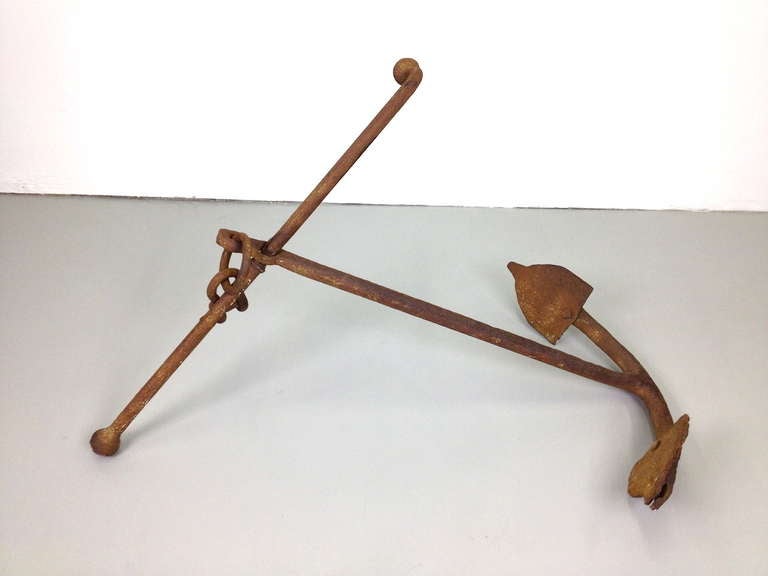 Antique Iron Boat Anchor 3