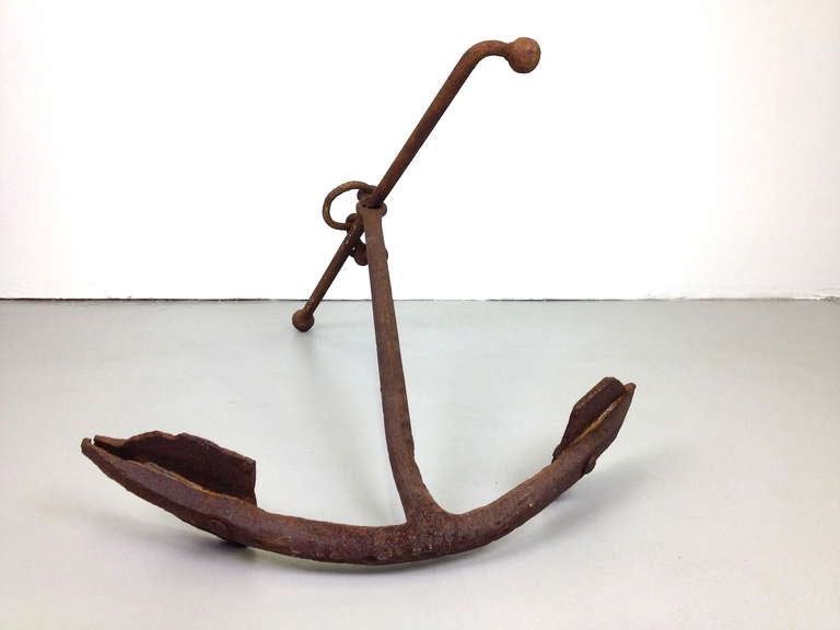 Antique Iron Boat Anchor 4