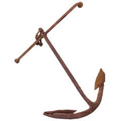 Antique Iron Boat Anchor
