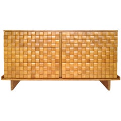 Paul Laszlo Basket Weave Chest of Drawers for Brown Saltman