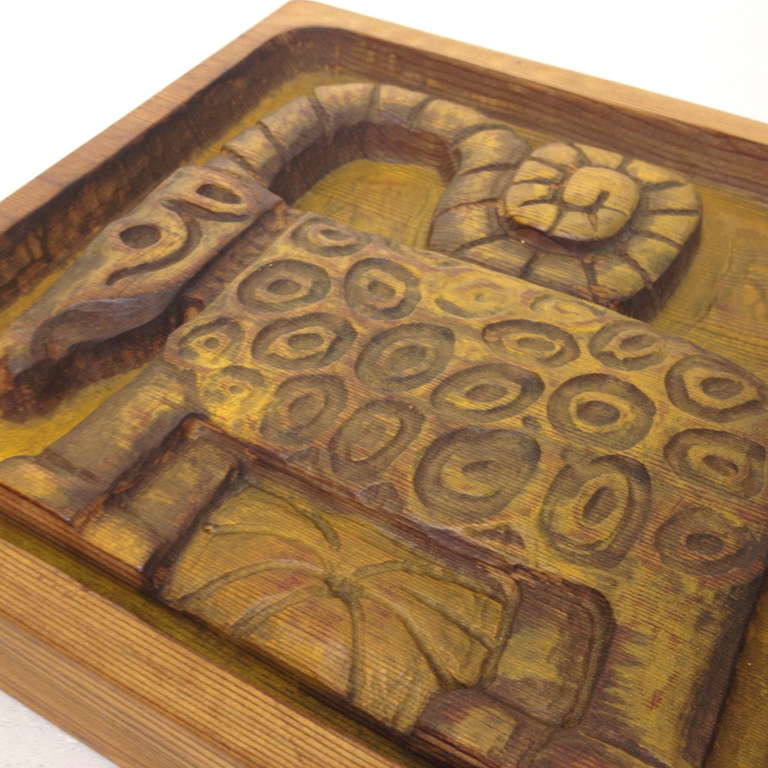 Evelyn Ackerman Woodblock Carving for Panelcarve at 1stDibs