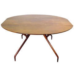 Greta Grossman Spider Leg Drop Leaf Dining Table for Glenn of Califonia