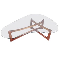 Adrian Pearsall Freeform Kidney Shaped Coffee Table for Craft Associates