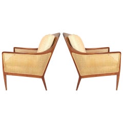 Exceptional Pair of Lounge Chairs by Kipp Stewart for Directional