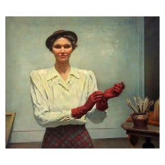 James Chapin, Portrait of Artists Wife, 1944