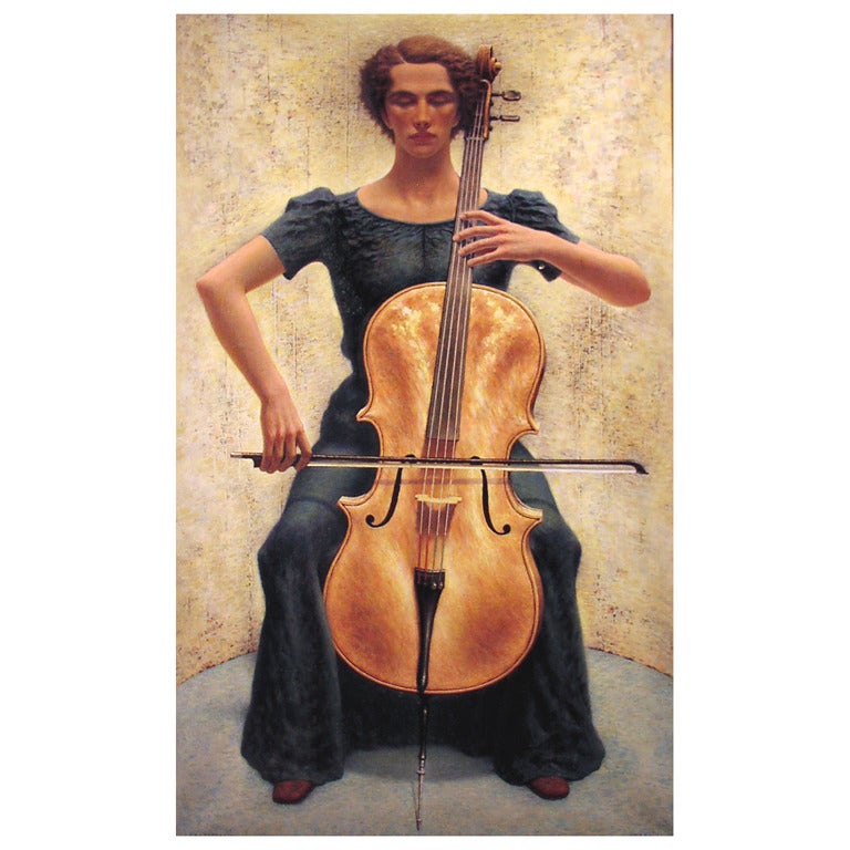 James Chapin, Cellist (Cello in Rose and Gold), 1966-1971 For Sale