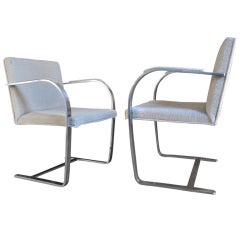 Pair of Mies Van Der Rohe Brno Chairs for Knoll