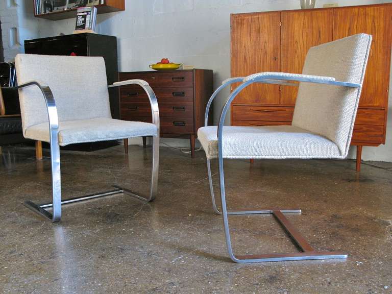 Pair of Mies Van Der Rohe Brno Chairs for Knoll