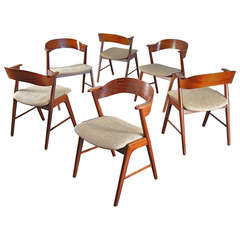Kai Kristiansen Rosewood Dining Chairs