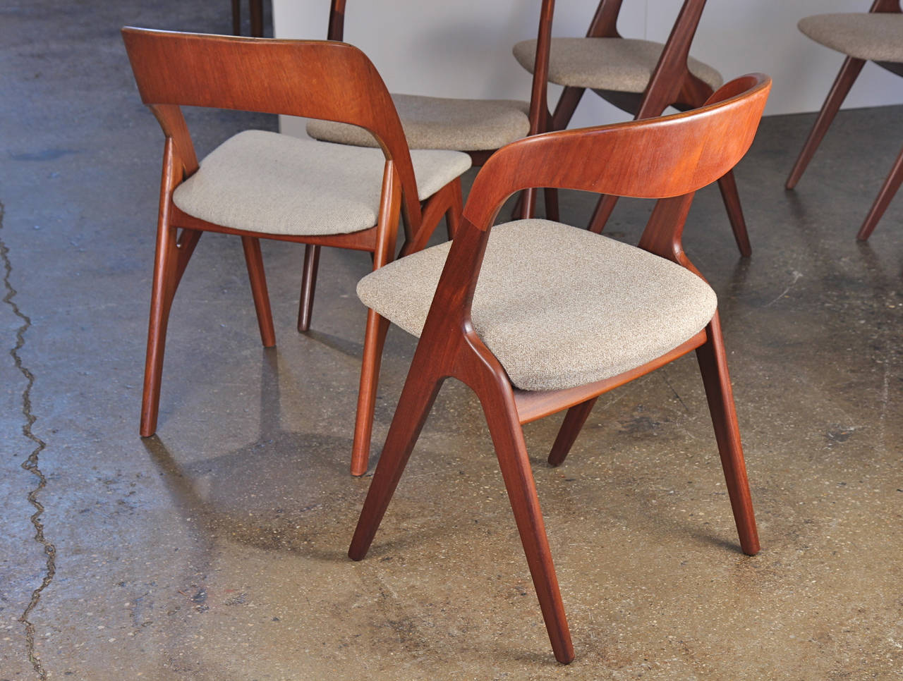 Mid-20th Century Scandinavian Teak Dining Chairs