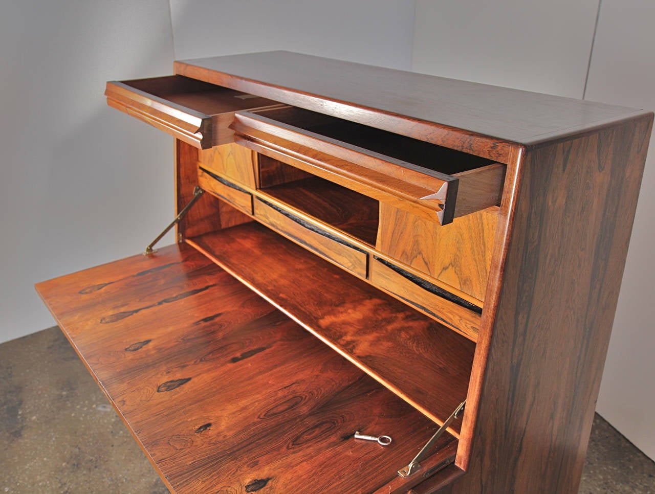 Ib Kofod-Larsen Rosewood Secretary Desk 1