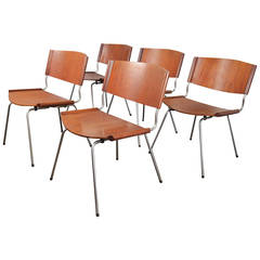 Set of Five Nanna Ditzel Model 150 Dining Chairs