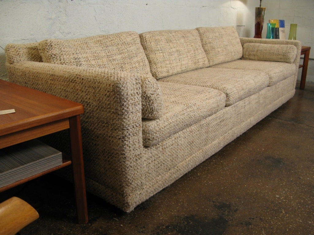 Mid-20th Century Long and Low Mid-Century Sofa