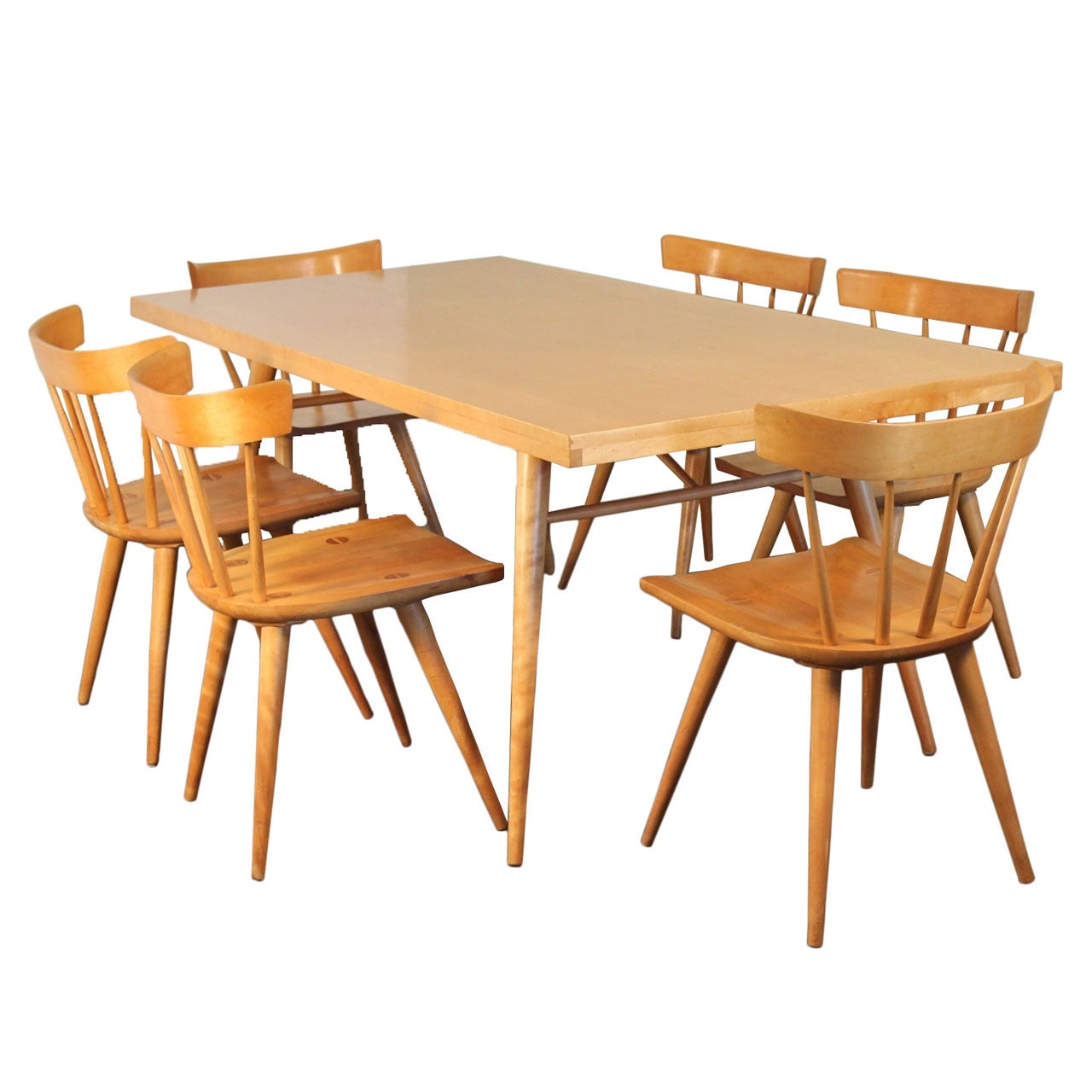 Paul McCobb Planner Group Dining Table and Chairs