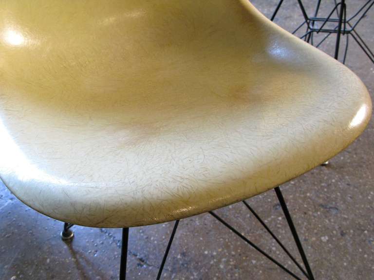 Mid-20th Century Six 1950s Eames Eiffel Shell Chairs