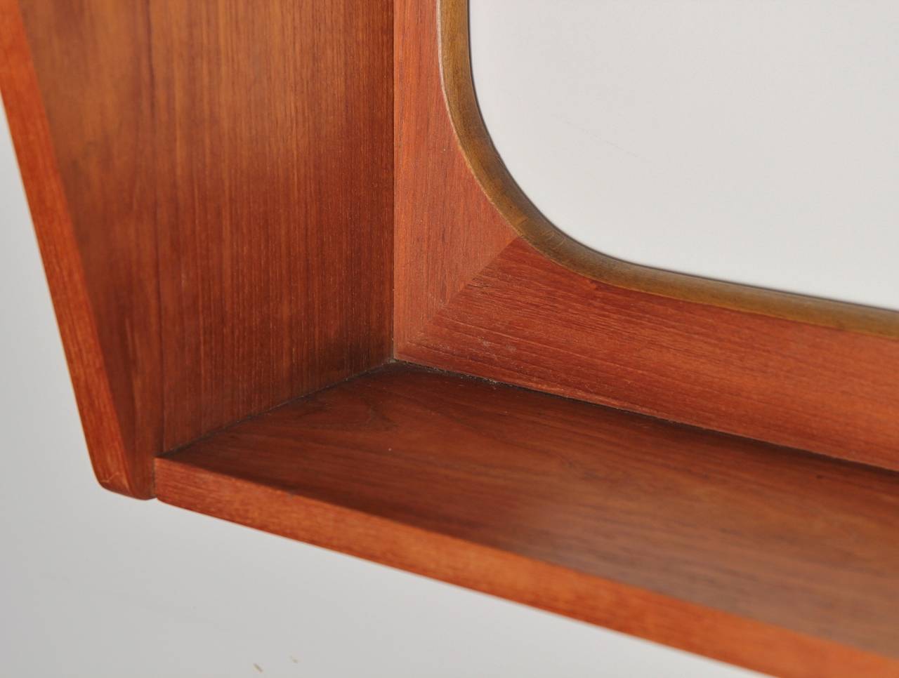Danish Modern Teak Floating Shelf at 1stdibs