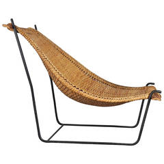 Vintage Danny Ho Fong Rattan Lounge Chair