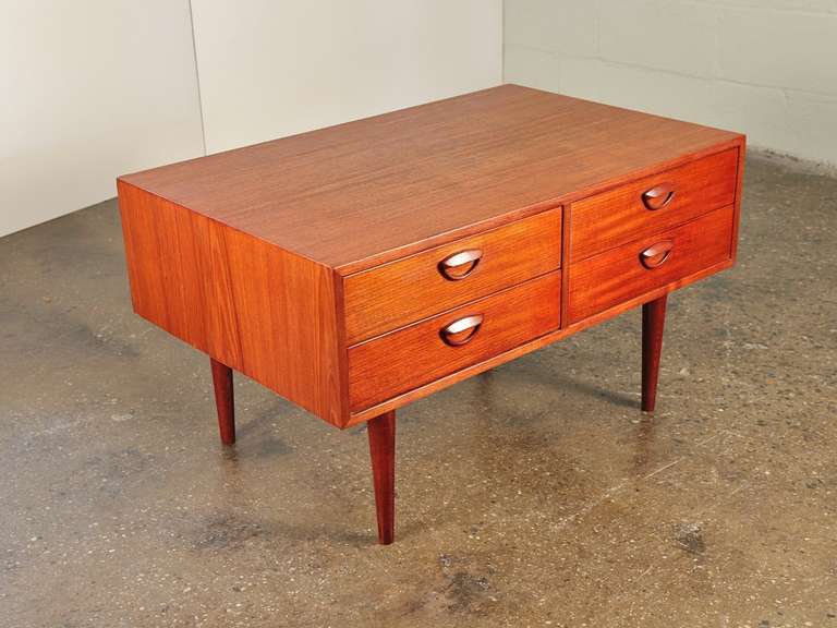 Scandinavian Modern 1960's Low Chest of Drawers or TV Stand by Kai Kristiansen
