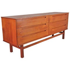 Scandinavian Teak Double Dresser