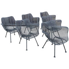 Set of Six Sculptura Chairs by Russell Woodard