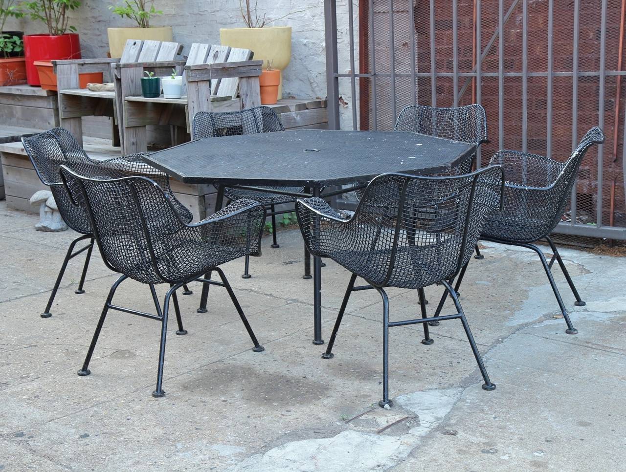 Set of Six Sculptura Chairs by Russell Woodard 1