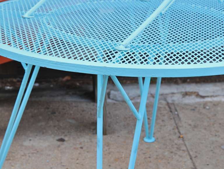 Mid-Century Modern 1950s Salterini Patio Table and Chairs