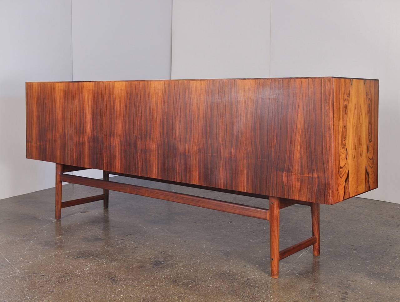 Elegant Danish Modern Rosewood Credenza 5