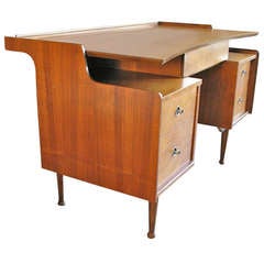 Mid-Century Walnut Desk