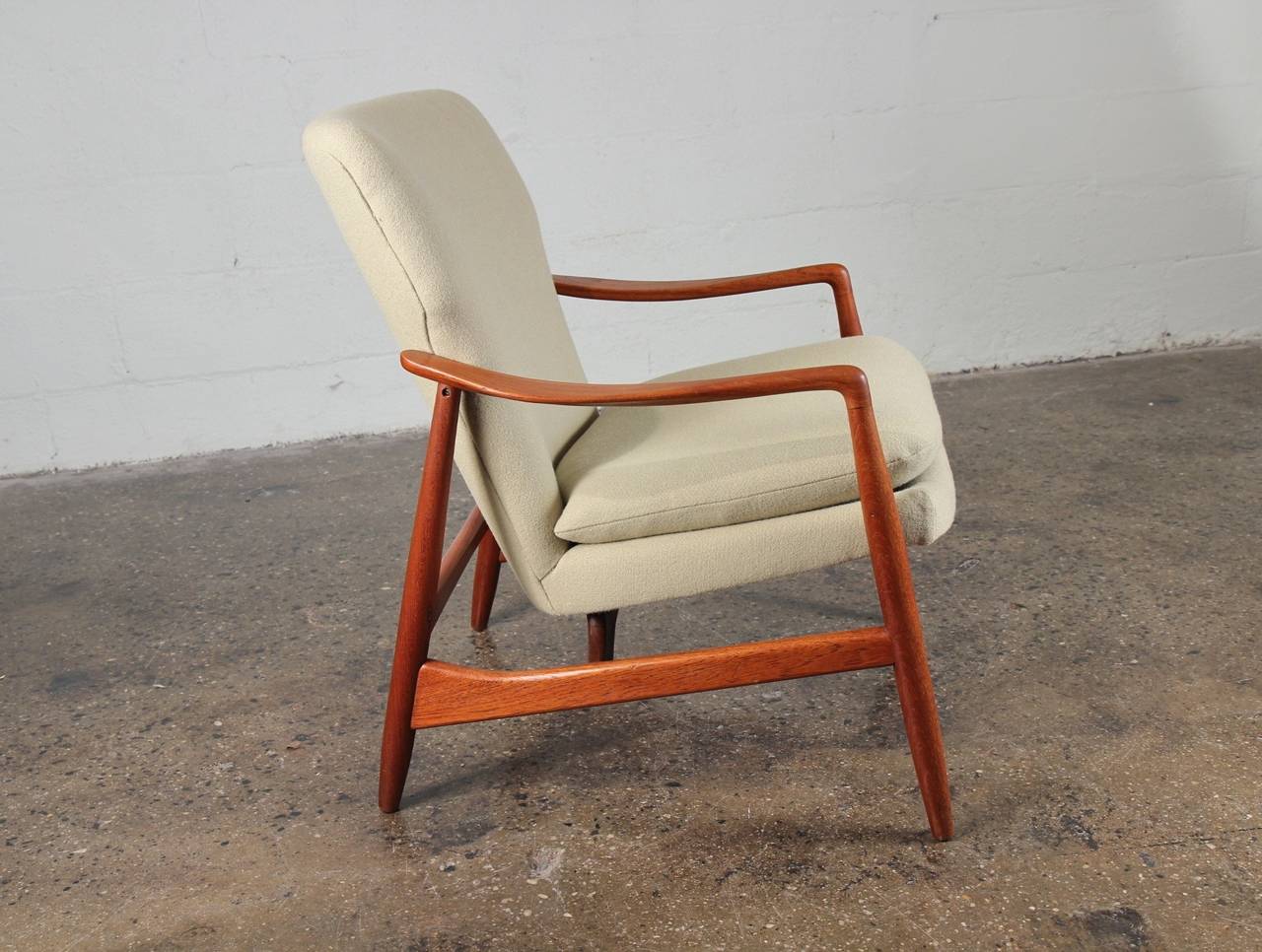 danish teak armchair