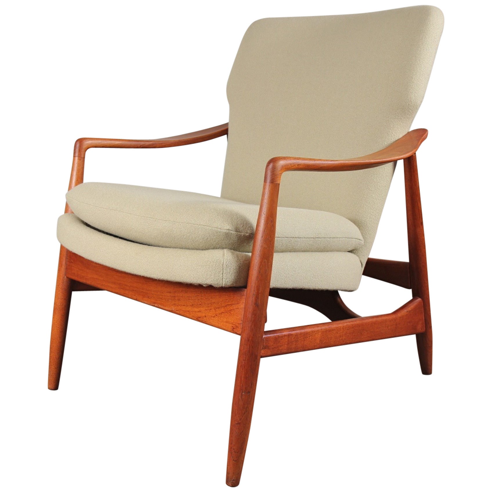 Fine Danish Modern Teak Armchair