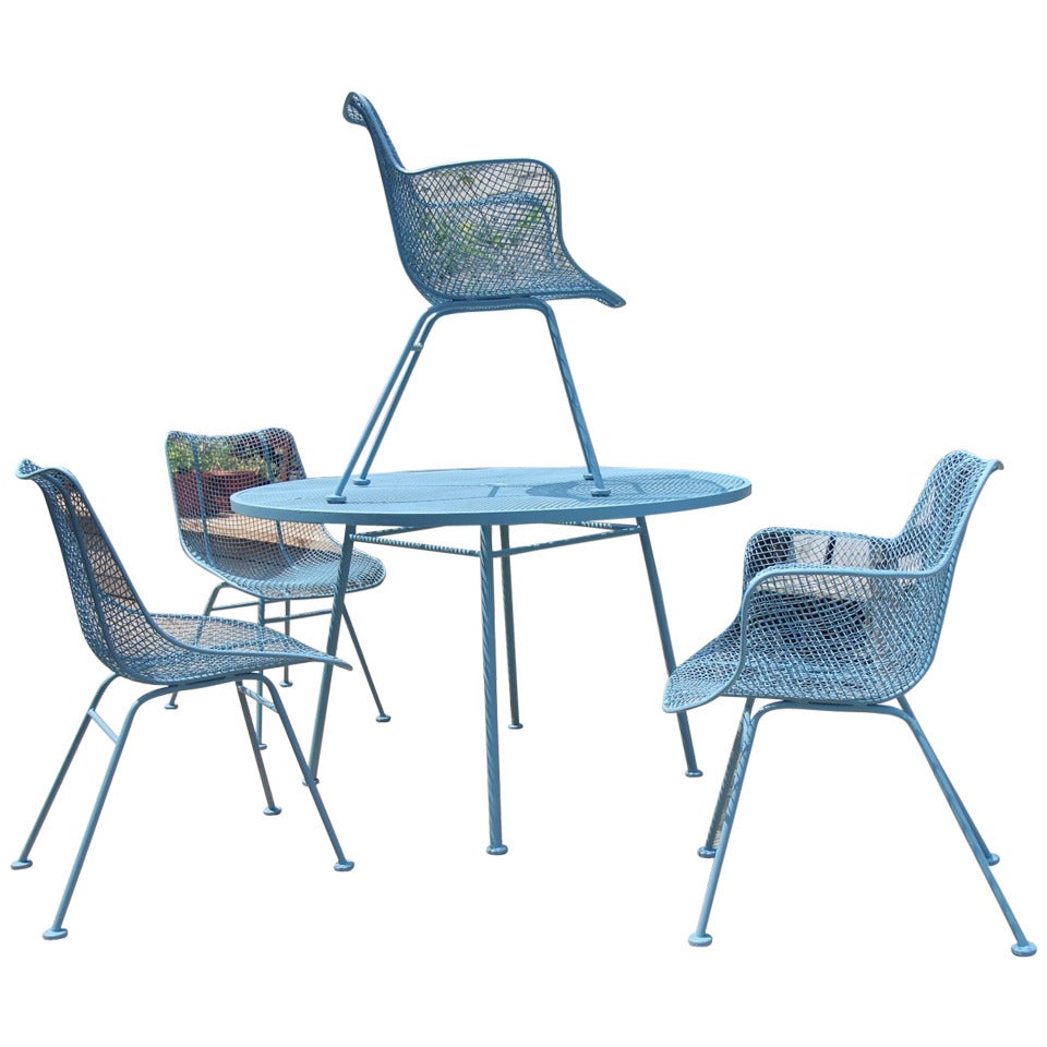 Sculptura Patio Table and Chairs by Russell Woodard