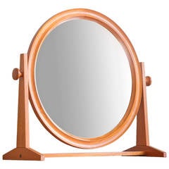 Large Teak Mirror by Pedersen & Hansen