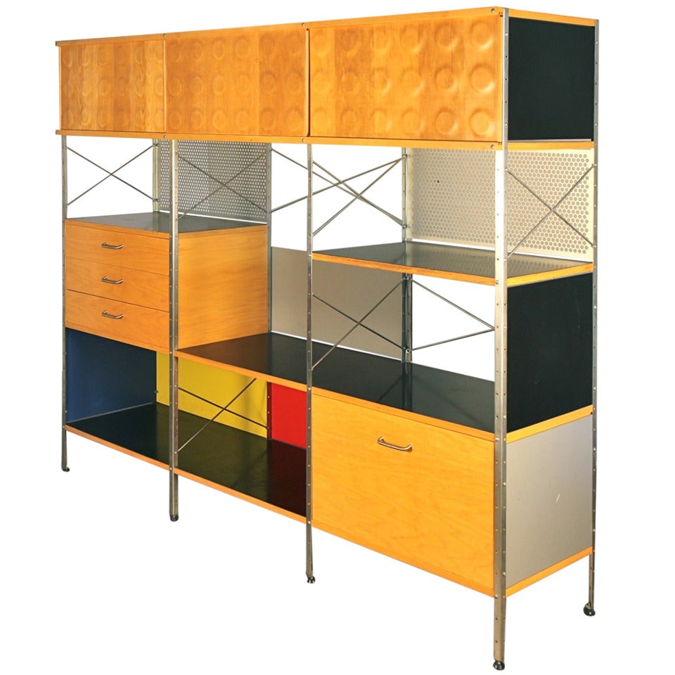 Vintage Eames-Style Storage Unit by Modernica for Herman Miller