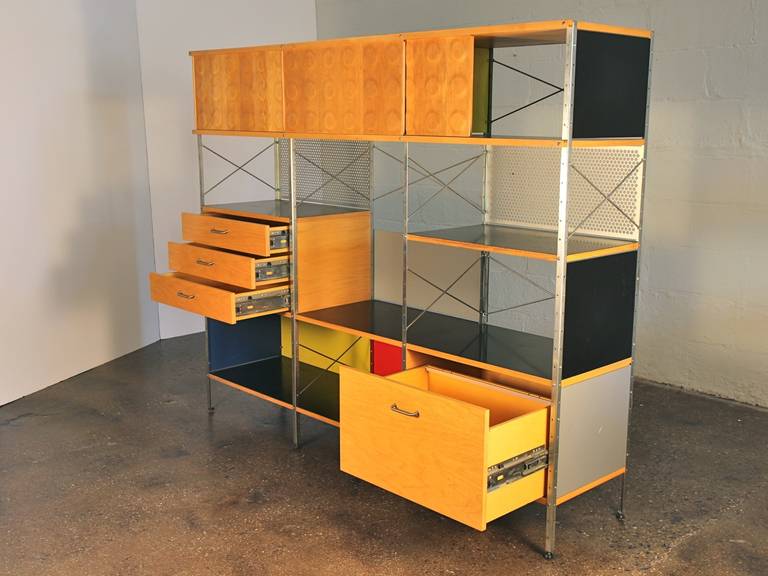 eames storage unit vintage