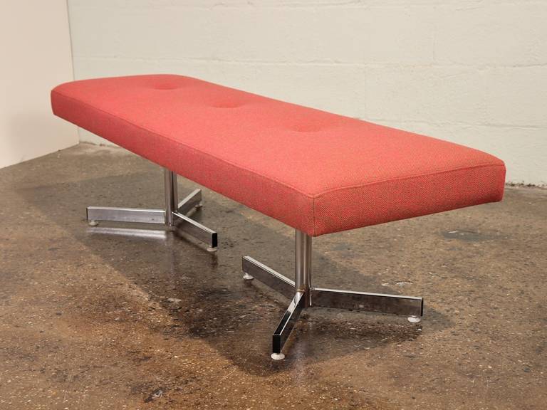 Mid-Century Modern Mid-Century Upholstered Bench