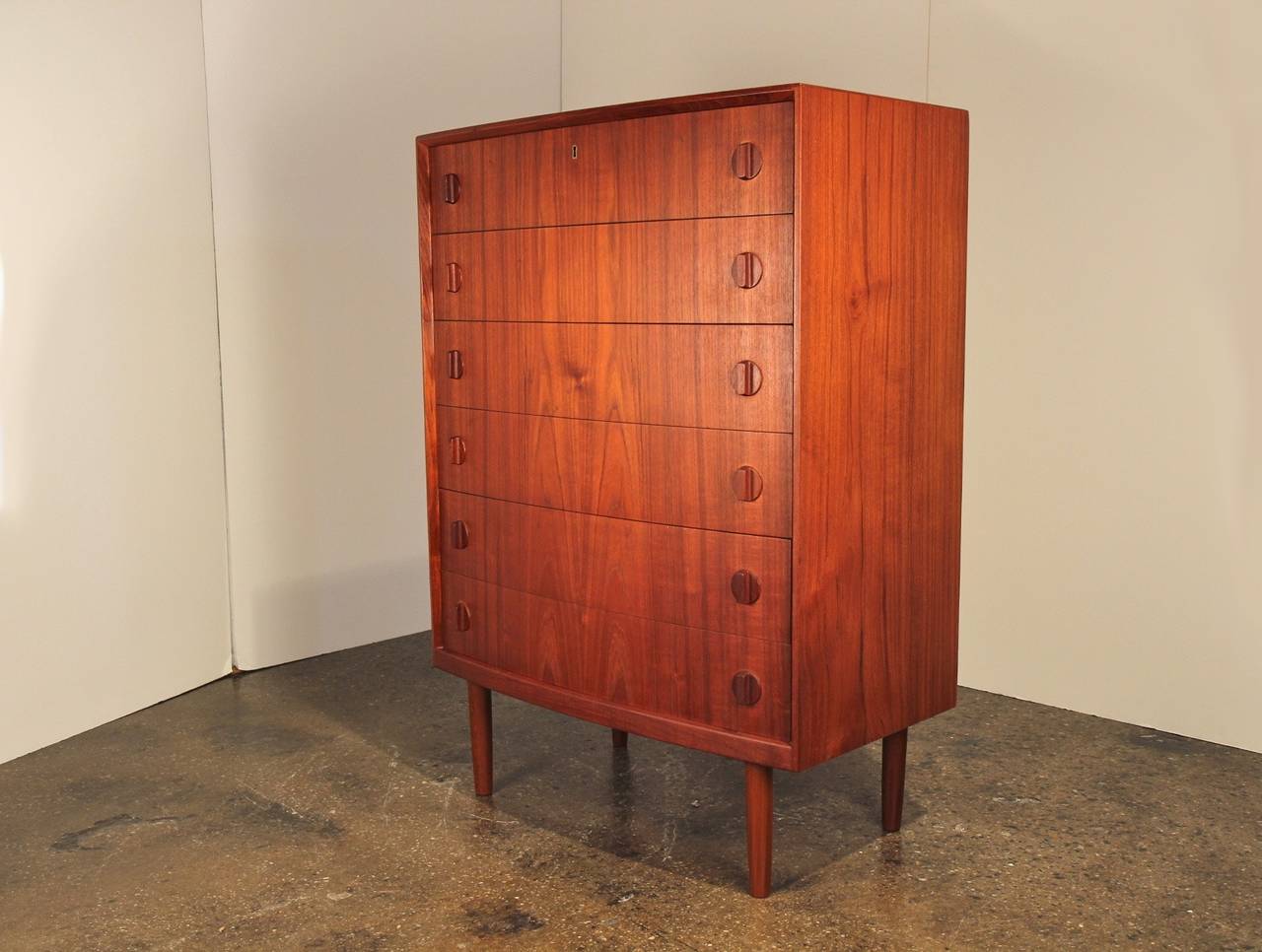 Large 1960s Danish Modern Teak Dresser