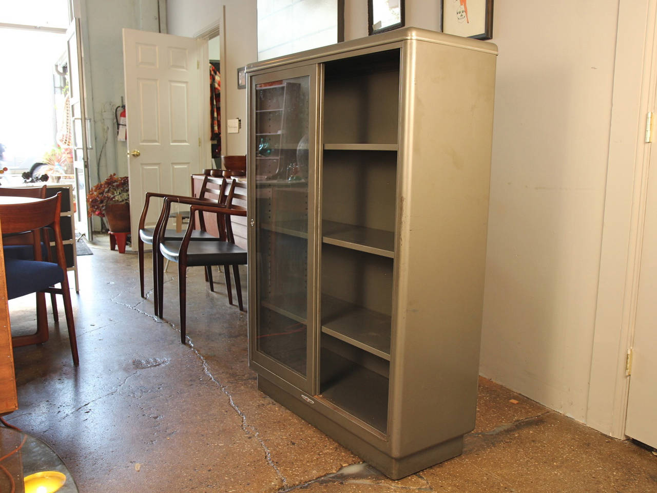 Vintage Industrial Metal Barrister Bookcase at 1stDibs metal barrister designs, vintage metal