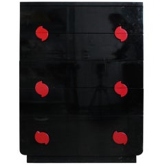 Modernage Black Lacquer Dresser