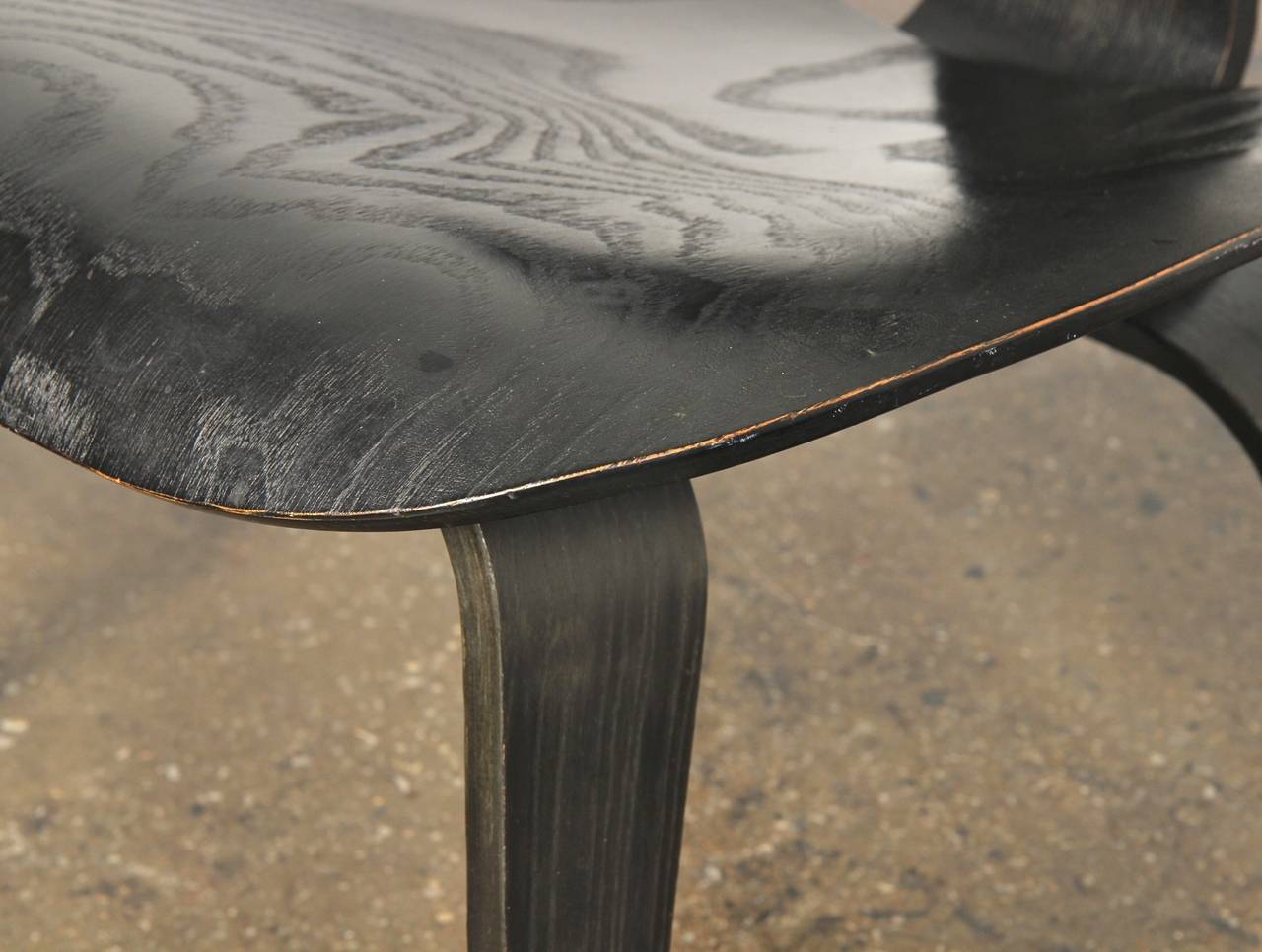Mid-20th Century 1950s Black Aniline LCW by Charles and Ray Eames
