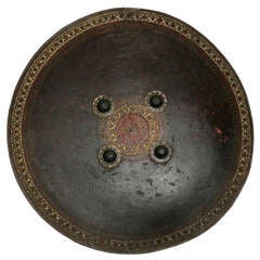 Indian Hide Shield, 19th Century