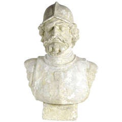 19th Century Conquistador Bust