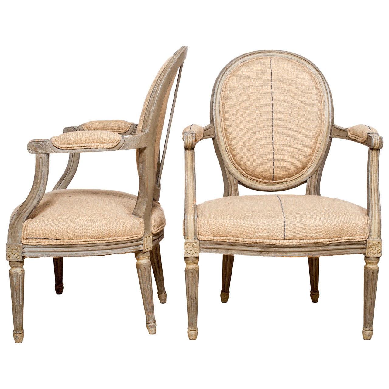 Pair of Chairs, Louis XVI Style