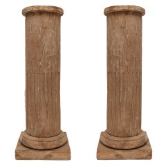 19th C. Pair Of Columns
