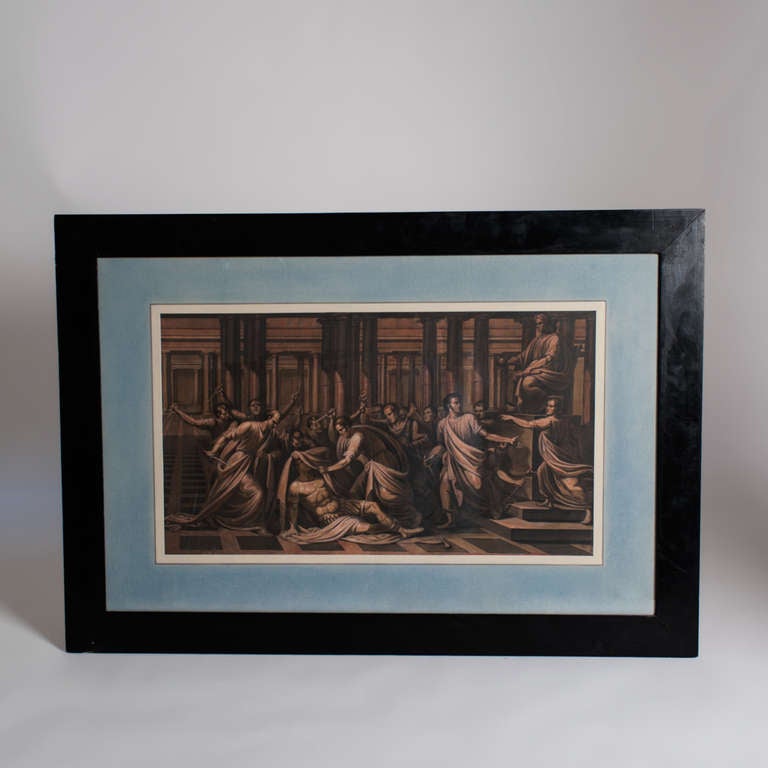 Néoclassique Paire de scènes de la vie de Julio César, 19e siècle en vente