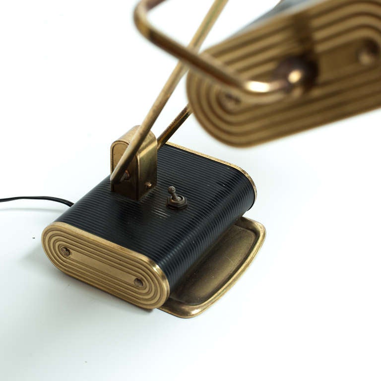 Art Deco Desk Lamp By Eileen Gray In Good Condition In Madrid, ES